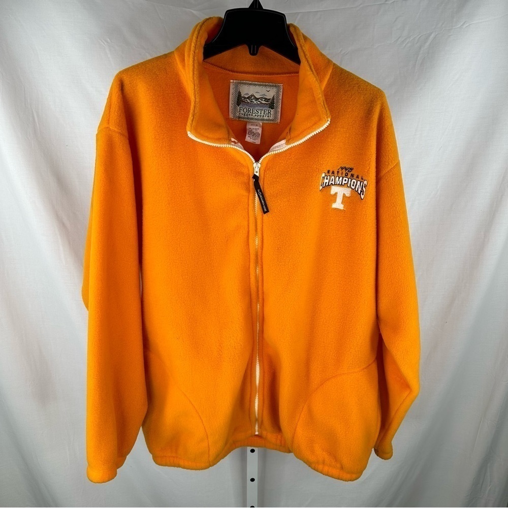 1998 Tennessee Volunteers Men’s Fleece Orange National Championship Jacket Large